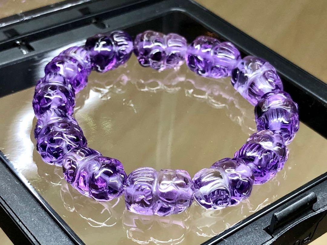 Amethyst sheep bracelet
