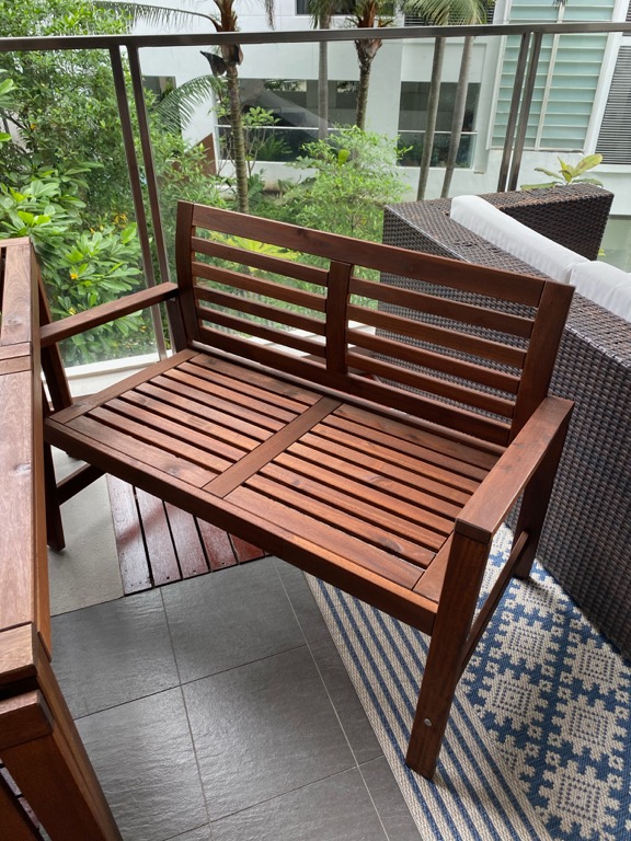 Applaro bench with backrest hot sale
