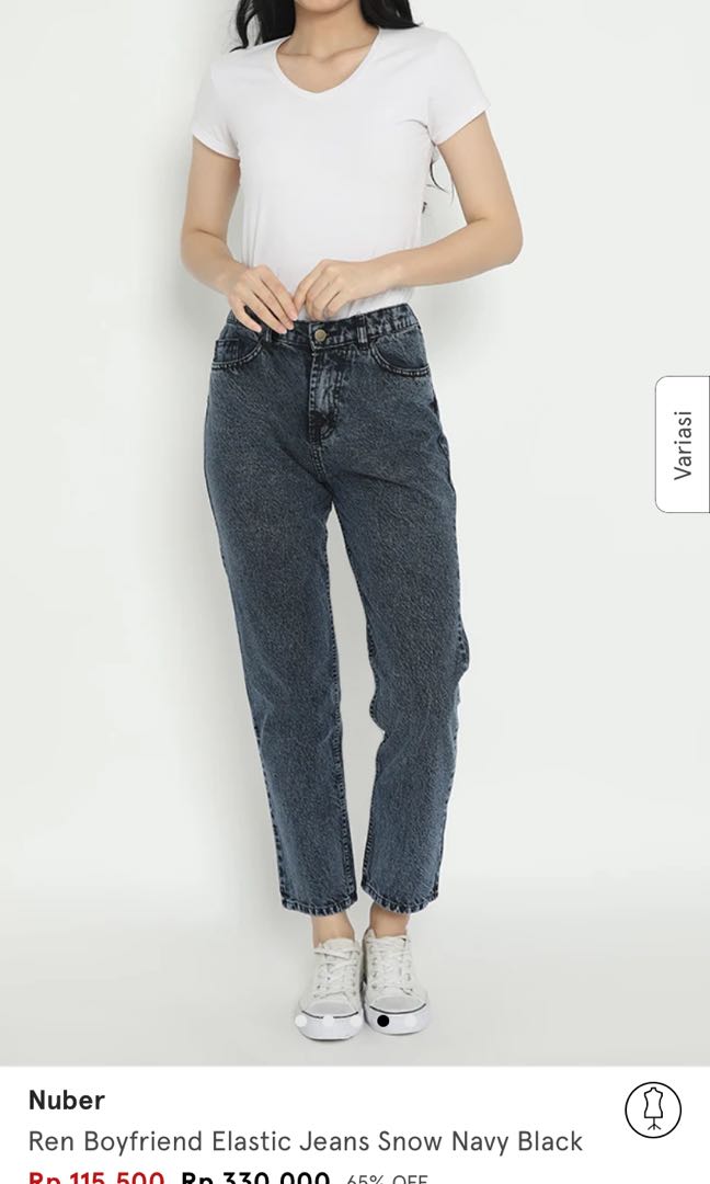 Boyfriend jeans Mirip H\u0026M HM, Fesyen 