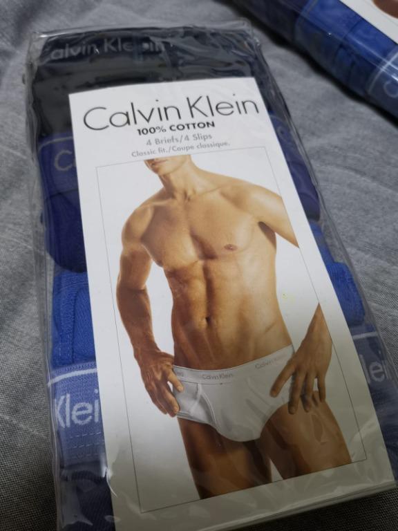 Calvin Klein Men's Cotton Classics Fit Multipack Briefs Underpants  Underwear Large Size Authentic nt boxer, Men's Fashion, Bottoms, New  Underwear on Carousell