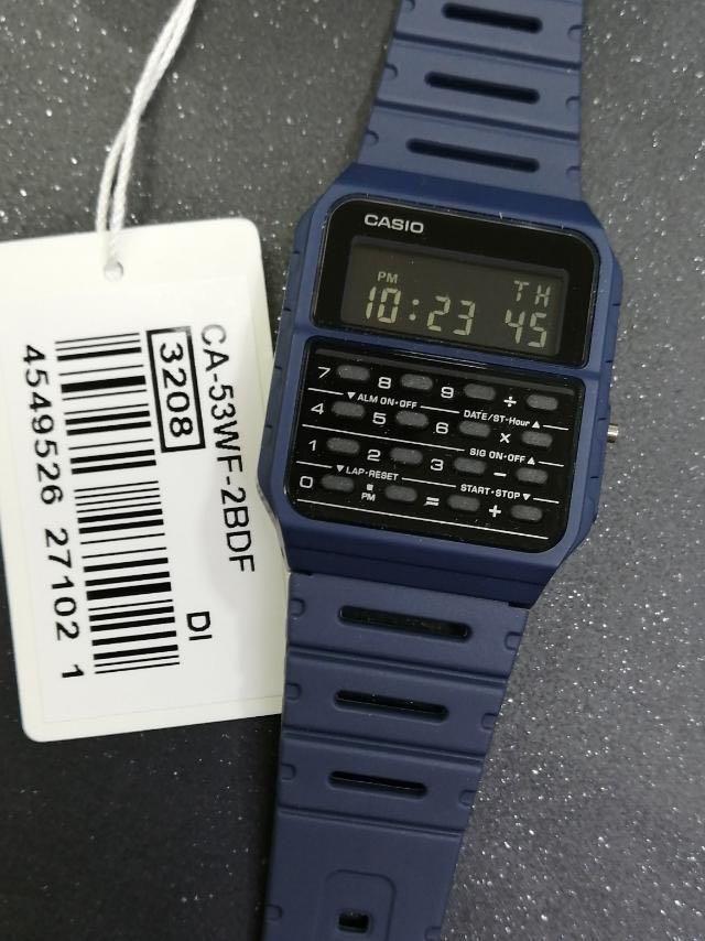 Casio Ca 53wf 2b Retro Calculator Databank Watch Vintage Collectibles Vintage Watches Jewelry On Carousell