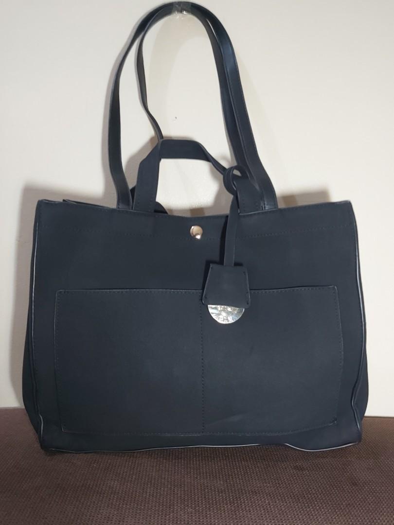 Celine CLN Black Laptop Bag, Women's Fashion, Bags & Wallets, Tote Bags ...