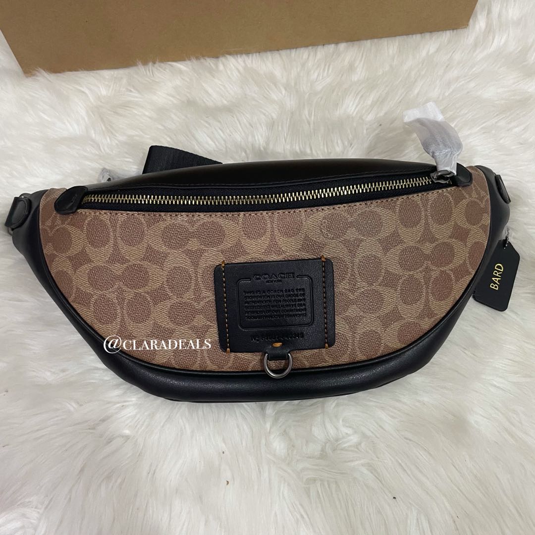 Coach Men Rivington Waist Bag, Men's Fashion, Bags, Sling Bags on Carousell