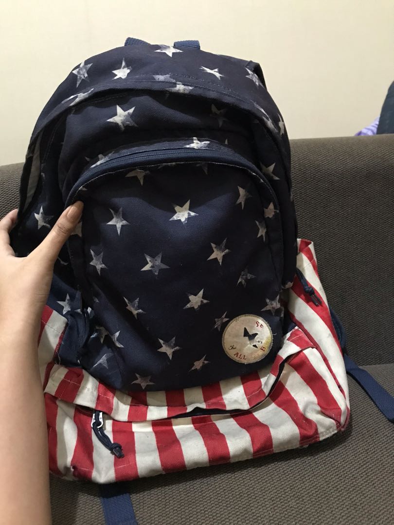 Converse american hot sale flag backpack