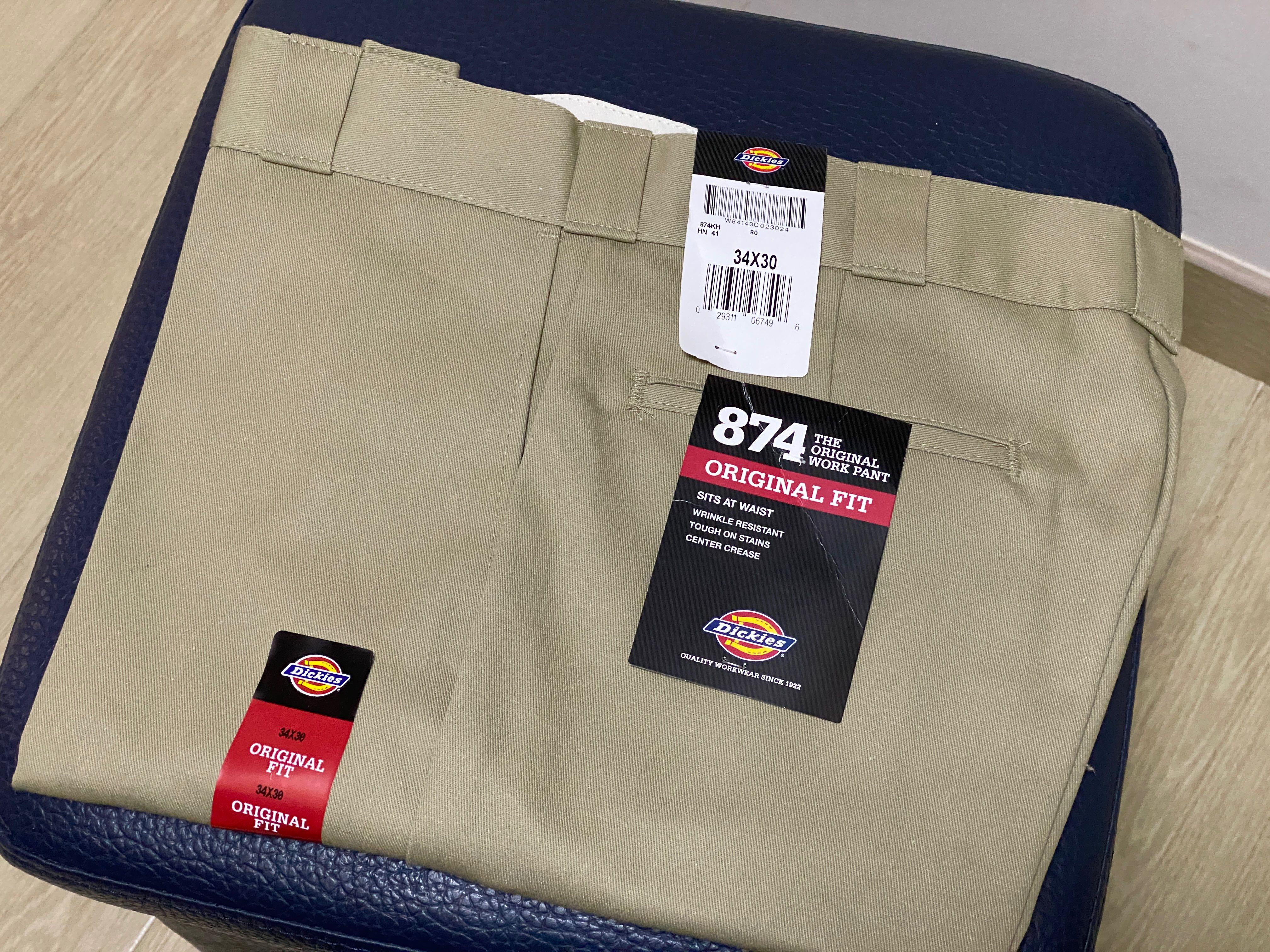 Dickies 874 w34 x L30 全新, 男裝, 褲＆半截裙, 運動褲- Carousell