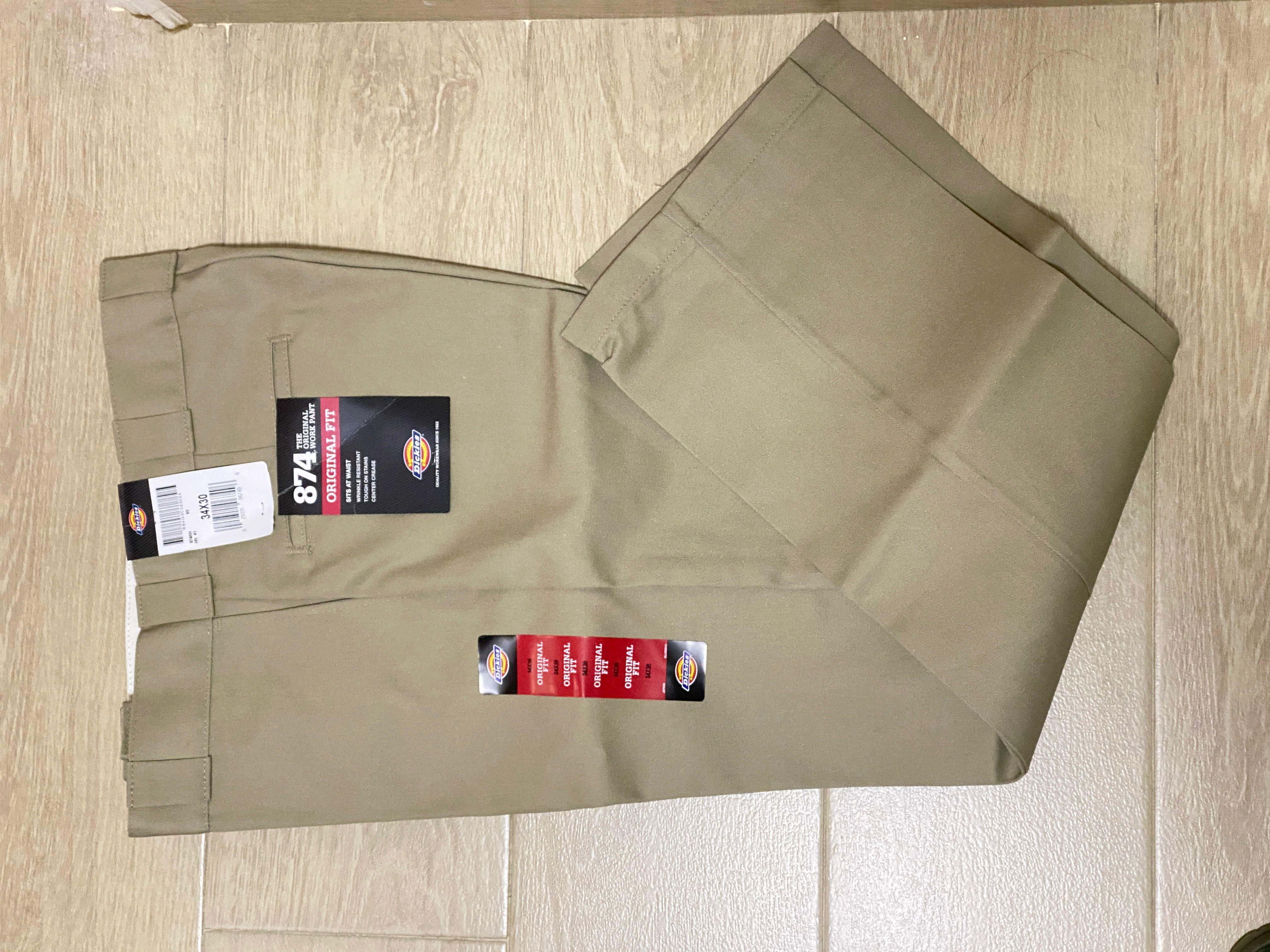 Dickies 874 w34 x L30 全新, 男裝, 褲＆半截裙, 運動褲- Carousell