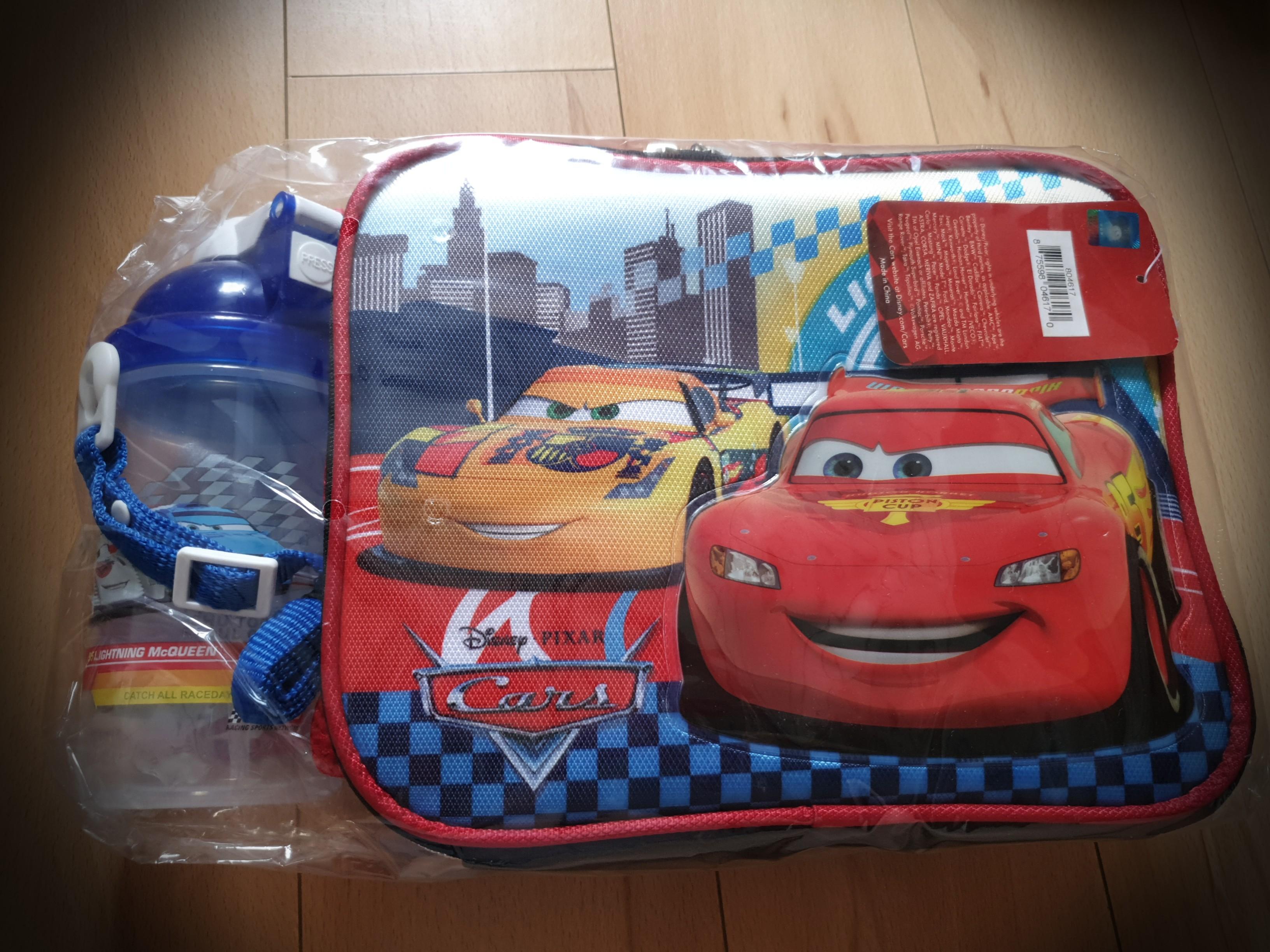 CARS DISNEY LUNCH BOX BAG AND BOTTLE BRAND NEW Children's Home