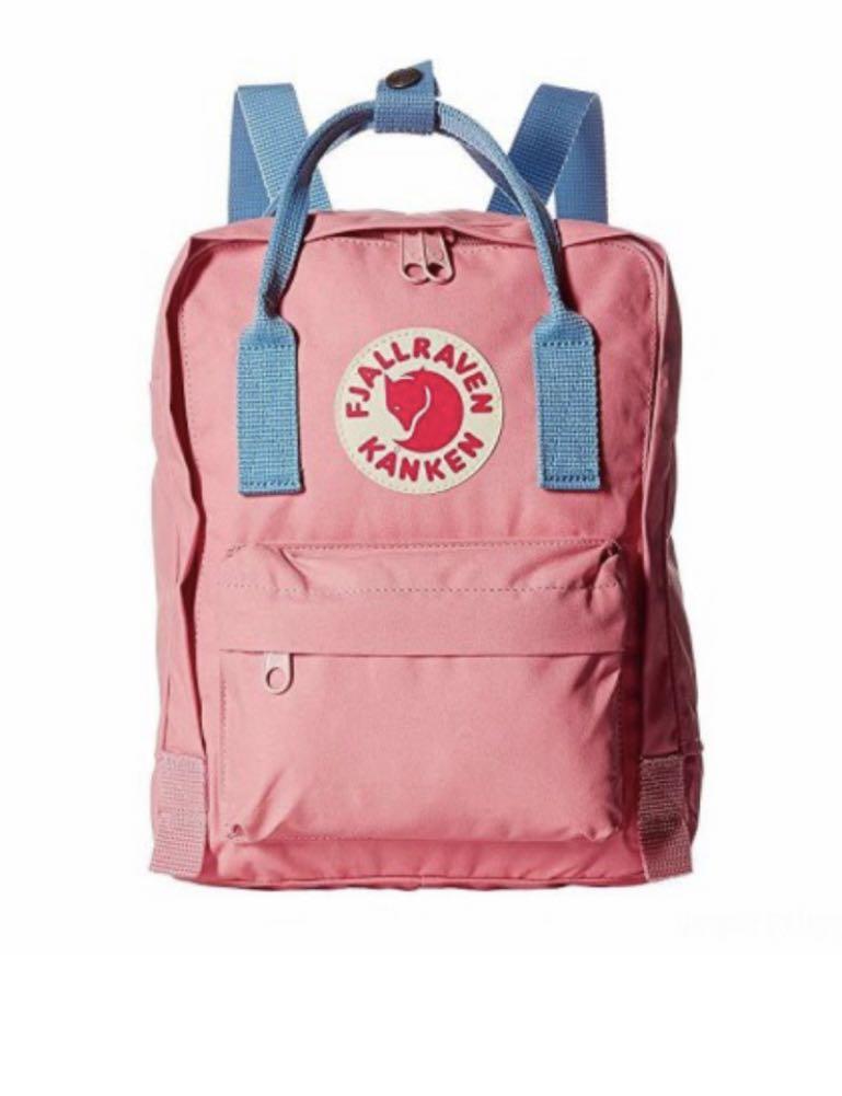 Fjallraven kanken backpack pink and blue online