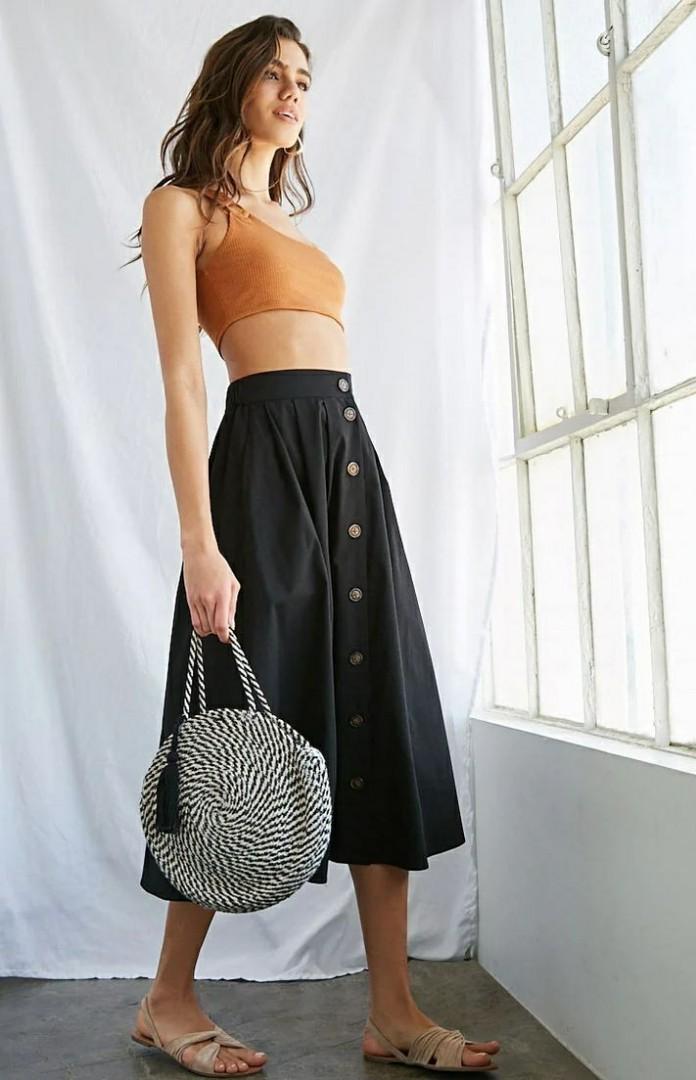 Forever 21 online midi skirt