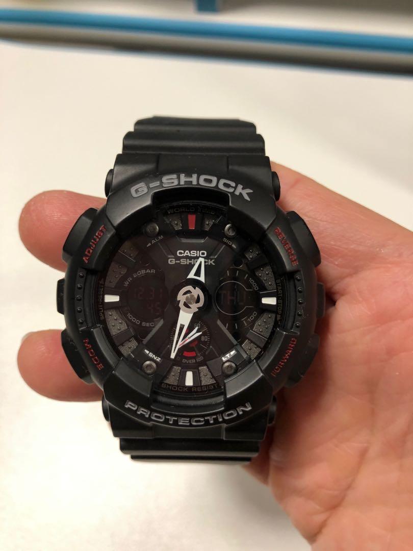 G Shock Watch GA 120 1A Mobile Phones Gadgets Wearables