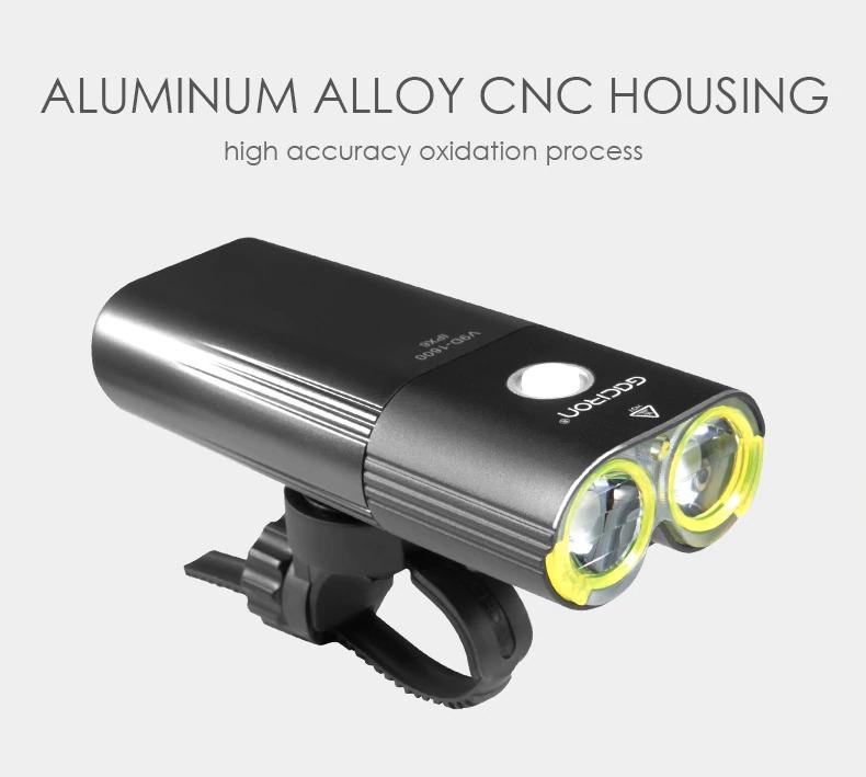 Gaciron 1600 Lumens Rechargable Bike Front Light
