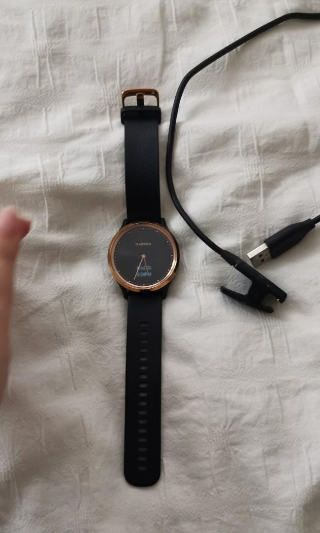 Garmin vivomove agreable black and rose gold