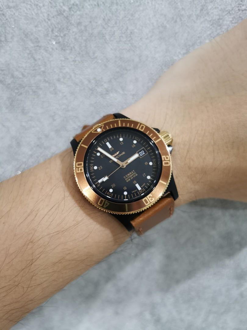 Glycine Combat Sub Golden Eye Luxury Watches on Carousell