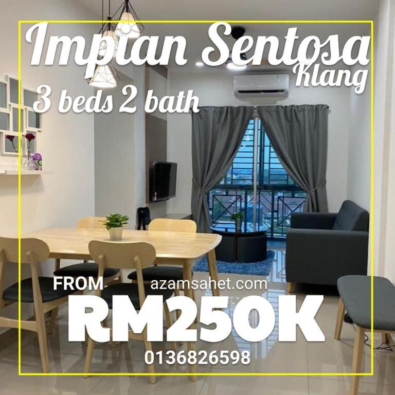 Half Or Fully Furnished Impian Sentosa Apartment Klang Property For Sale On Carousell