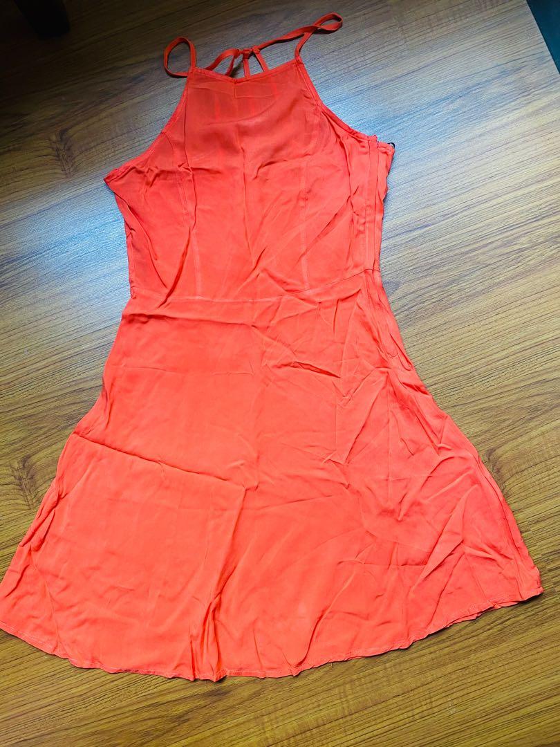 flowy halter dress