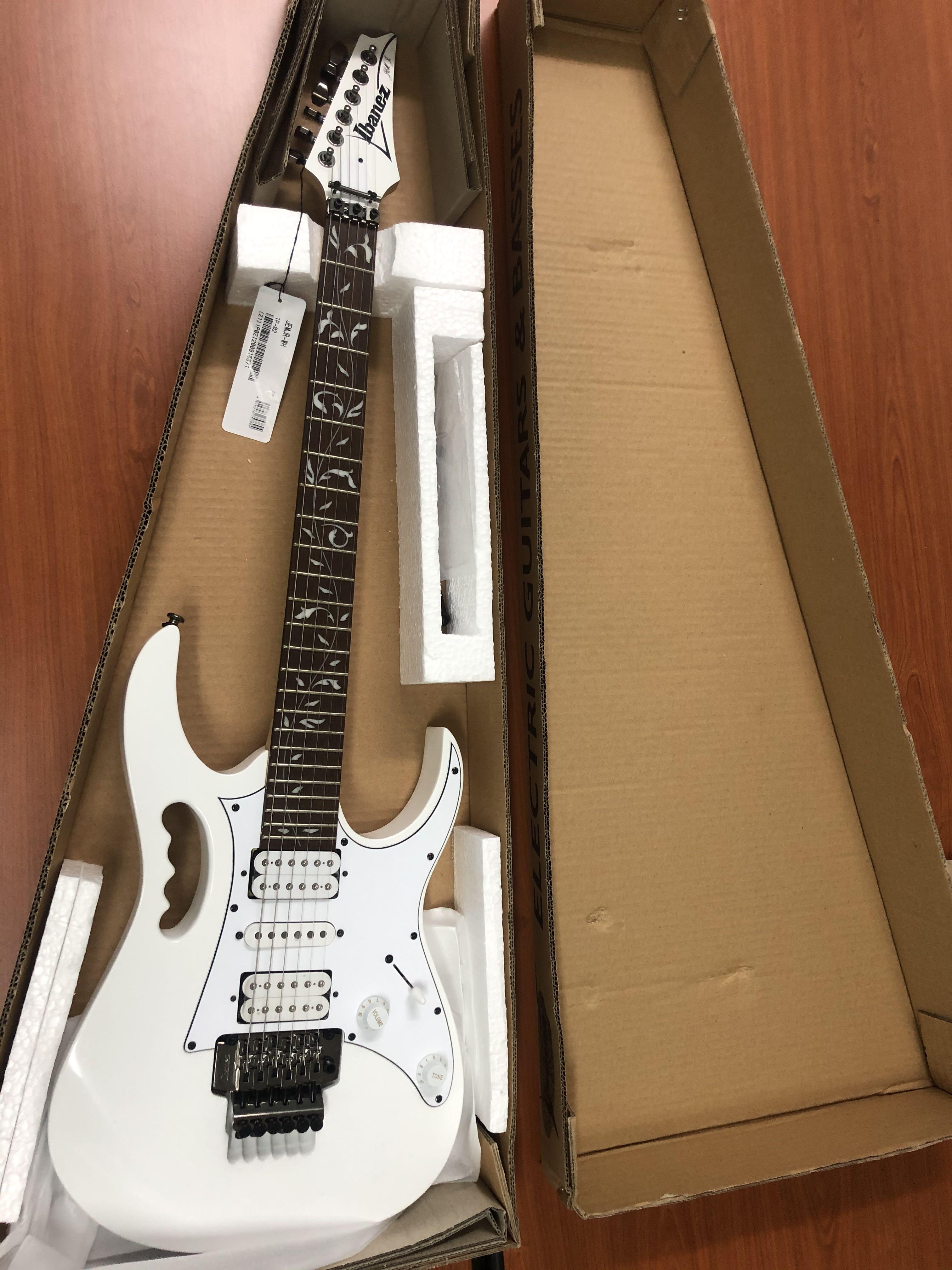 Electric guitar Ibanez Jem Jr White Hobbies Toys Music Media
