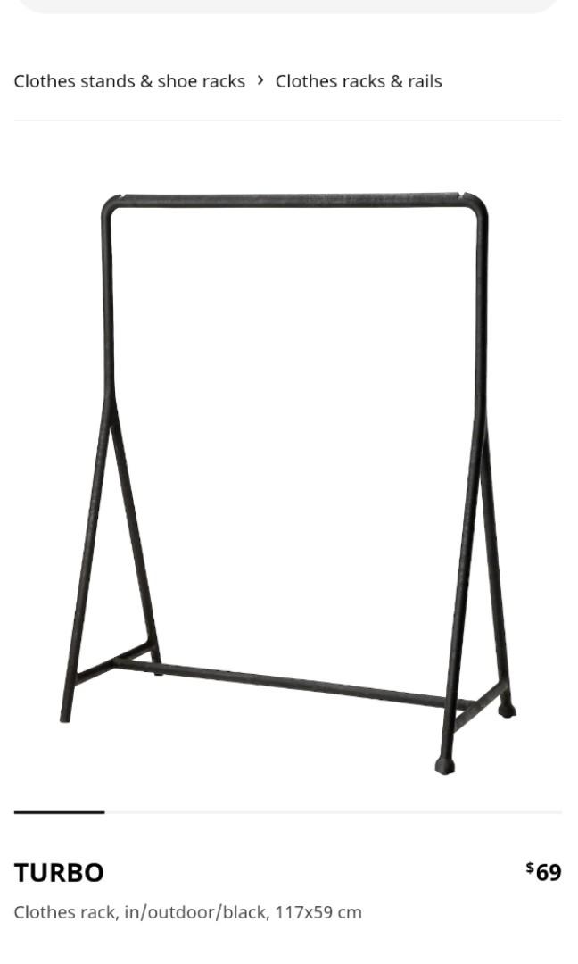 IKEA clothes rack, Furniture & Home Living, Furniture, Shelves