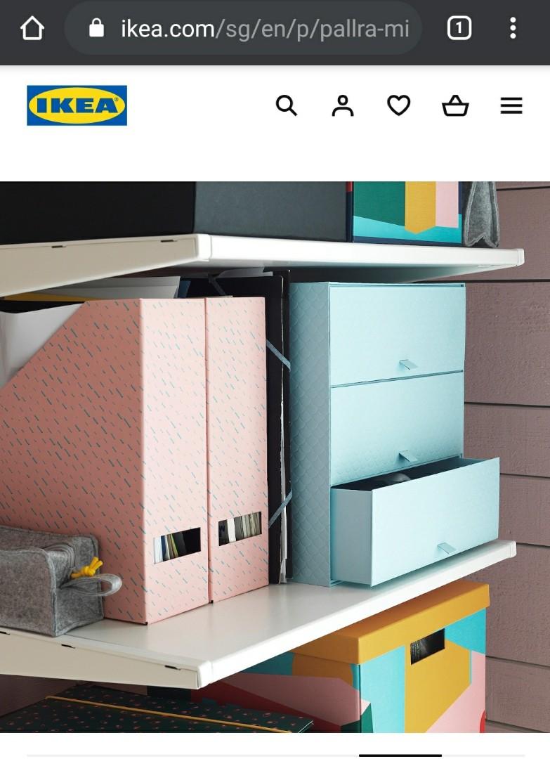 IKEA Pallra Mini chest with 3 drawers