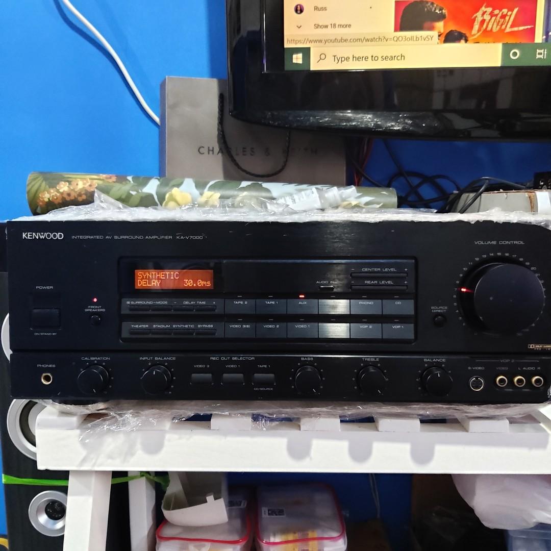 KENWOOD integrated AV surround amplifier KA-V7000, 音響器材