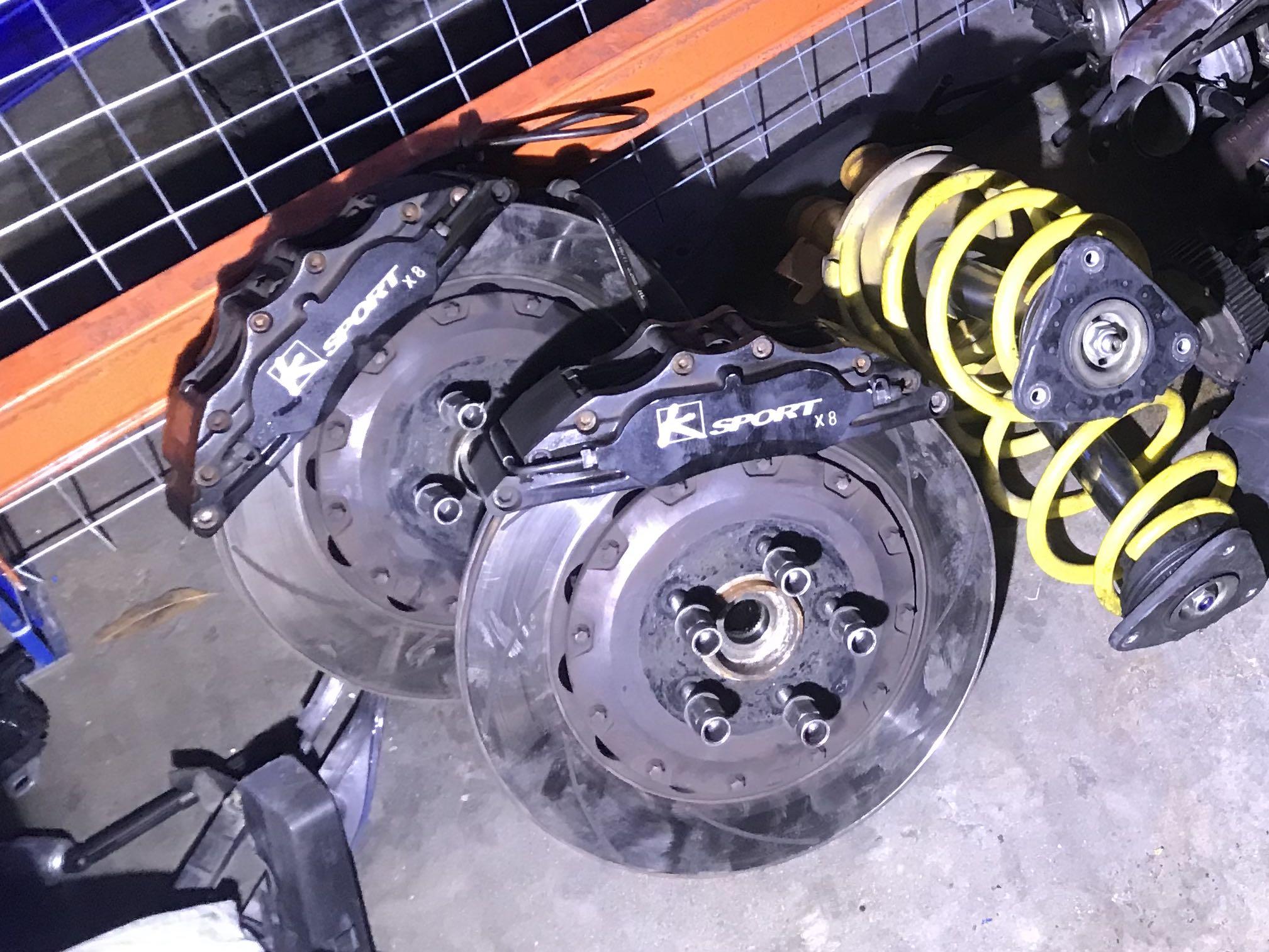 Ksport x8 Brake kit with rotors Previously used on Ford 5x108, Car Accessories, Accessories on