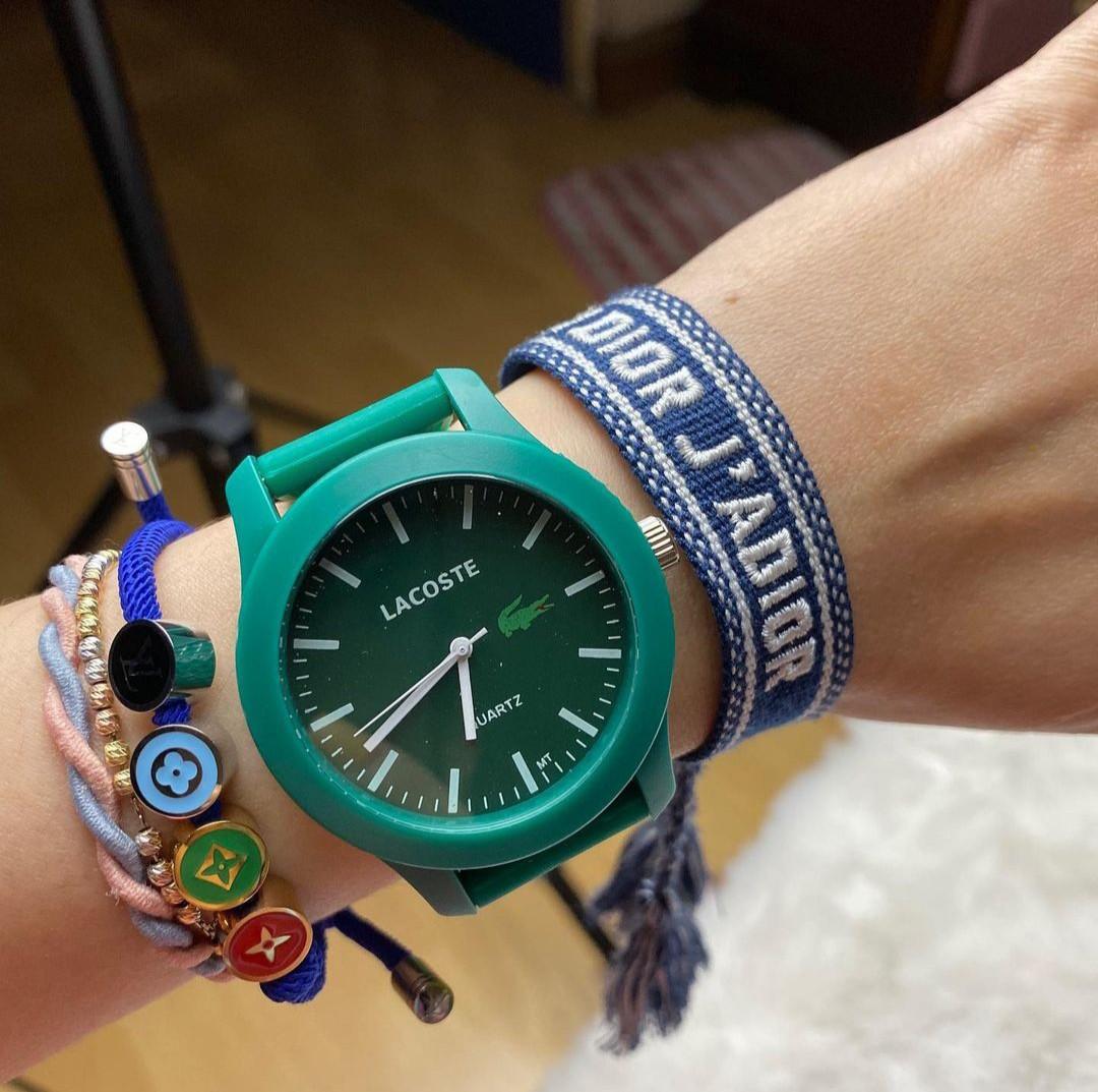 Lacoste green watch sale