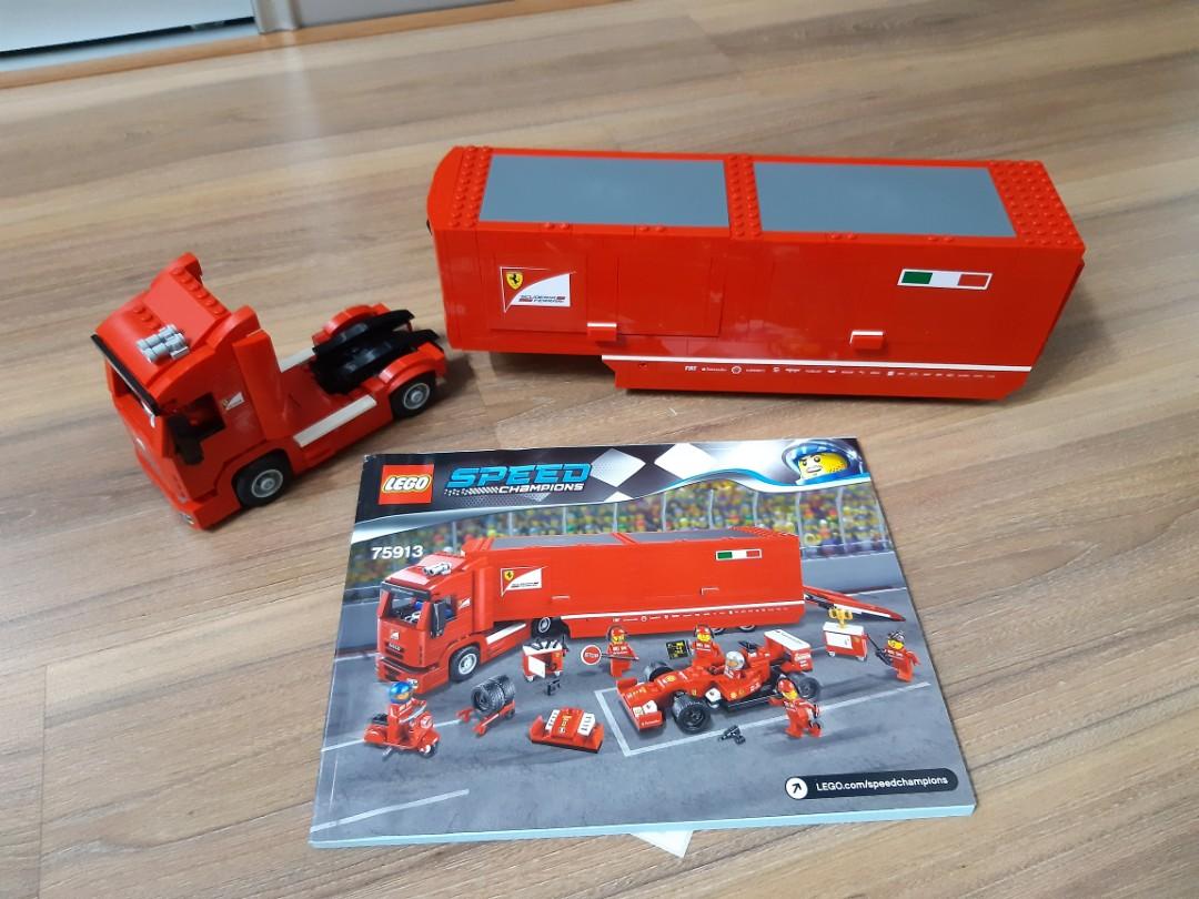 Lego Speed Champions Ferrari Truck 75913 F1 Racing Toys Games Blocks Building Toys On Carousell