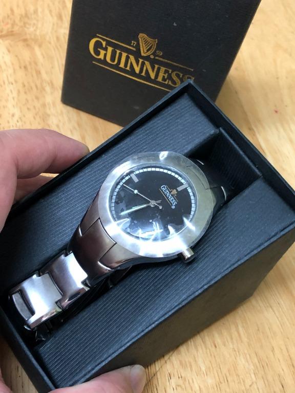 Limited Edition Guinness Analog Wrist Watch Collectible Item