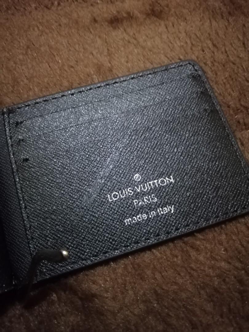 LV money clip wallet (preloved), Men's Fashion, Watches & Accessories,  Wallets & Card Holders on Carousell