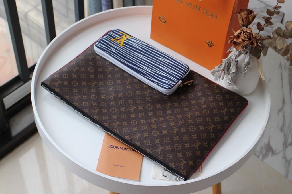 Louis Vuitton Pochette A4 Multipocket Pouch Monogram Canvas and