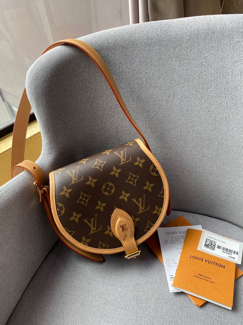 Louis Vuitton M44860 LV Tambourin Bags Monogram Canvasn bag shoulder bag