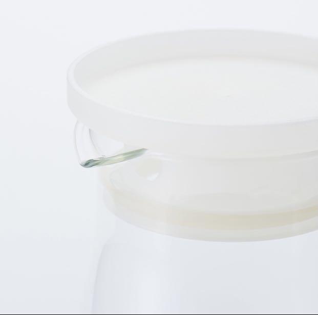 Muji Heat Proof Glass Jar, Furniture & Home Living, Kitchenware