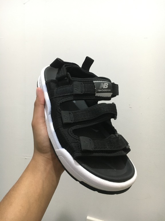 new balance black sandals