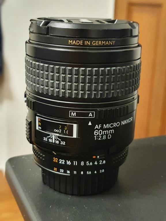 Nikon Af Micro Nikkor 60mm F 2 8 D Macro Lens Photography Lenses On Carousell