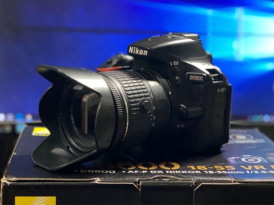 nikon d5600 with 18 55mm kitlens