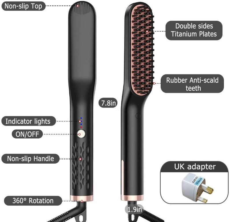 Classy grooming beard straightener deals