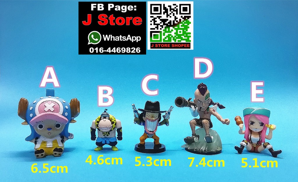 One Piece Chibi Figure J Store Toys Games Action Figures Collectibles On Carousell