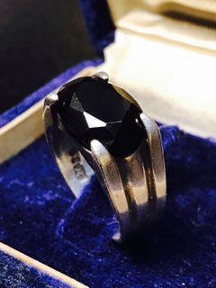 ONYX ring Genuine Silver