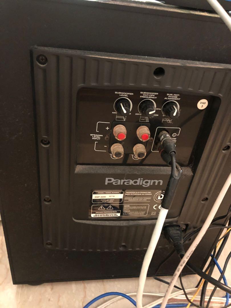 PARADIGM SUBWOOFER DSP3200, Audio, Soundbars, Speakers & Amplifiers on