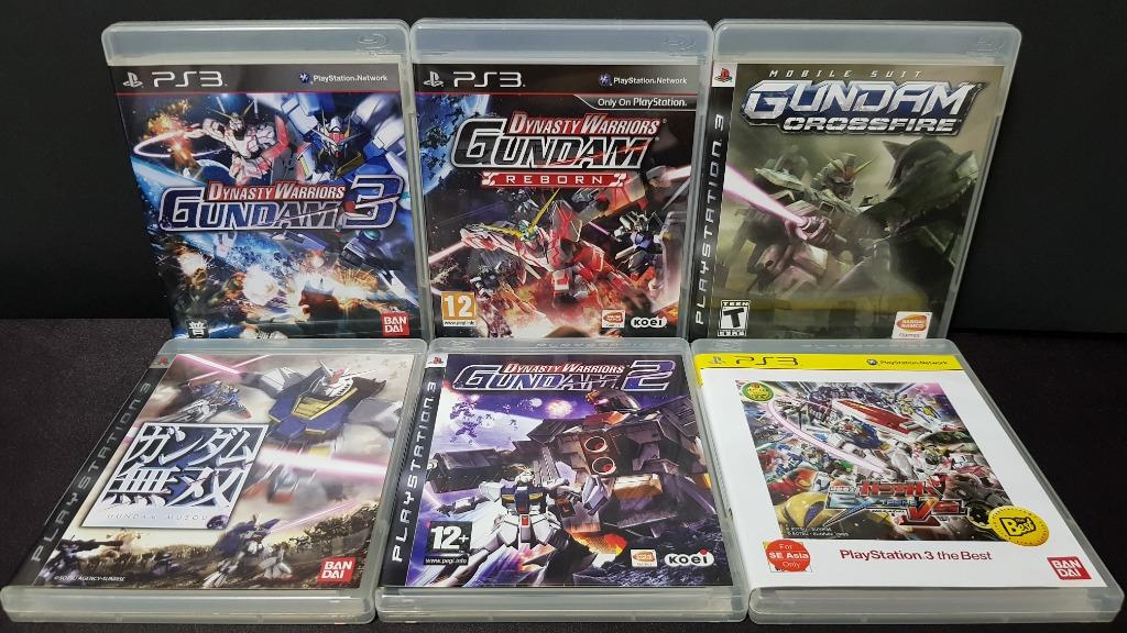 Playstation 3 Ps3 Games Gundam 2 3 Misou Extreme Vs Dynasty Warriors Gundam Reborn Mobile Suit Gundam Crossfire Playstation3 Ps 3 Toys Games Video Gaming Video Games On Carousell