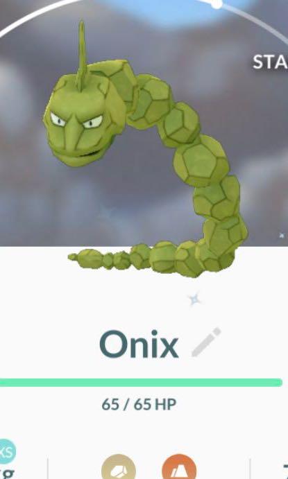 Pokemon Go Shiny Onix Video Gaming Gaming Accessories Game Gift Cards Accounts On Carousell