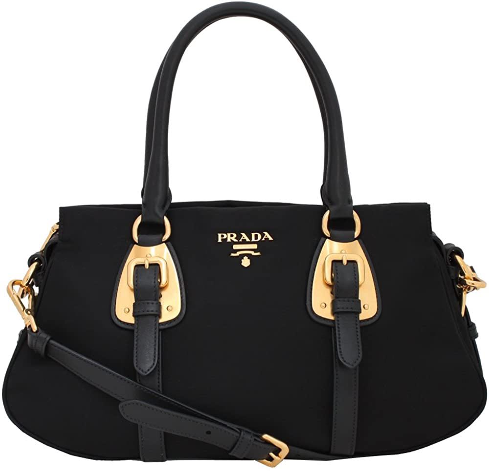 prada tessuto soft calf nero