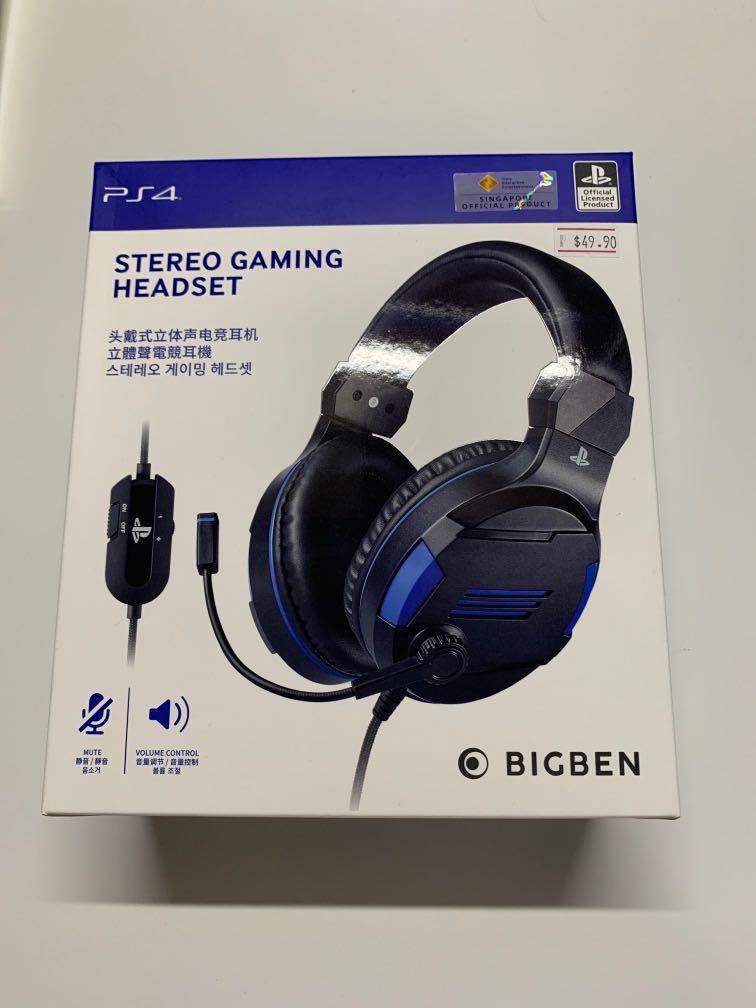 bigben gaming headset ps4