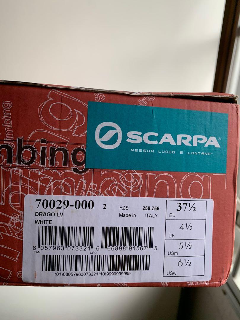 Scarpa Drago LV Climbing Shoes (EU37.5), Men's Fashion, Activewear