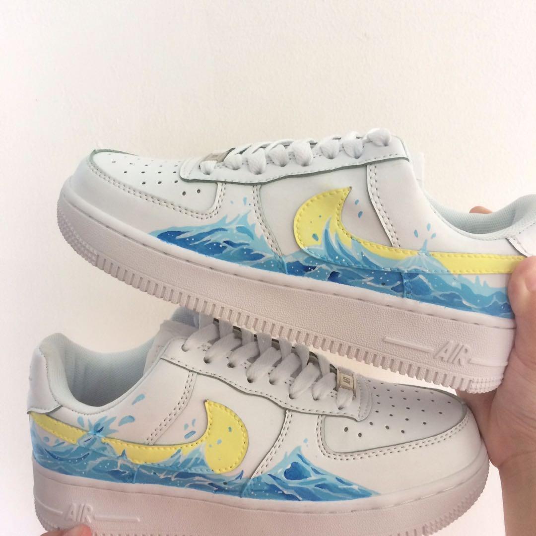 SaleFeb Sepatu Nike Triple White Custom