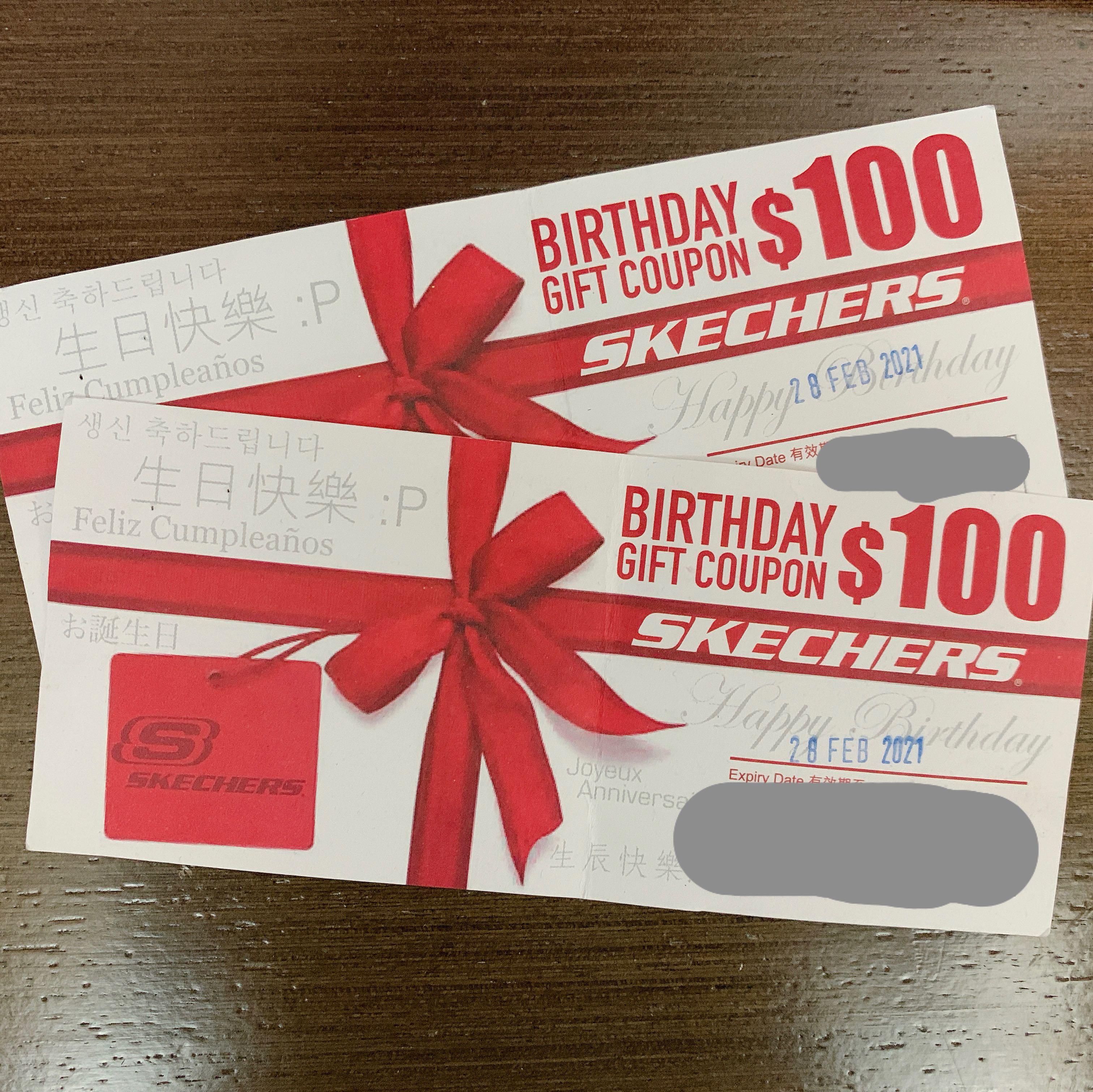 skechers vouchers