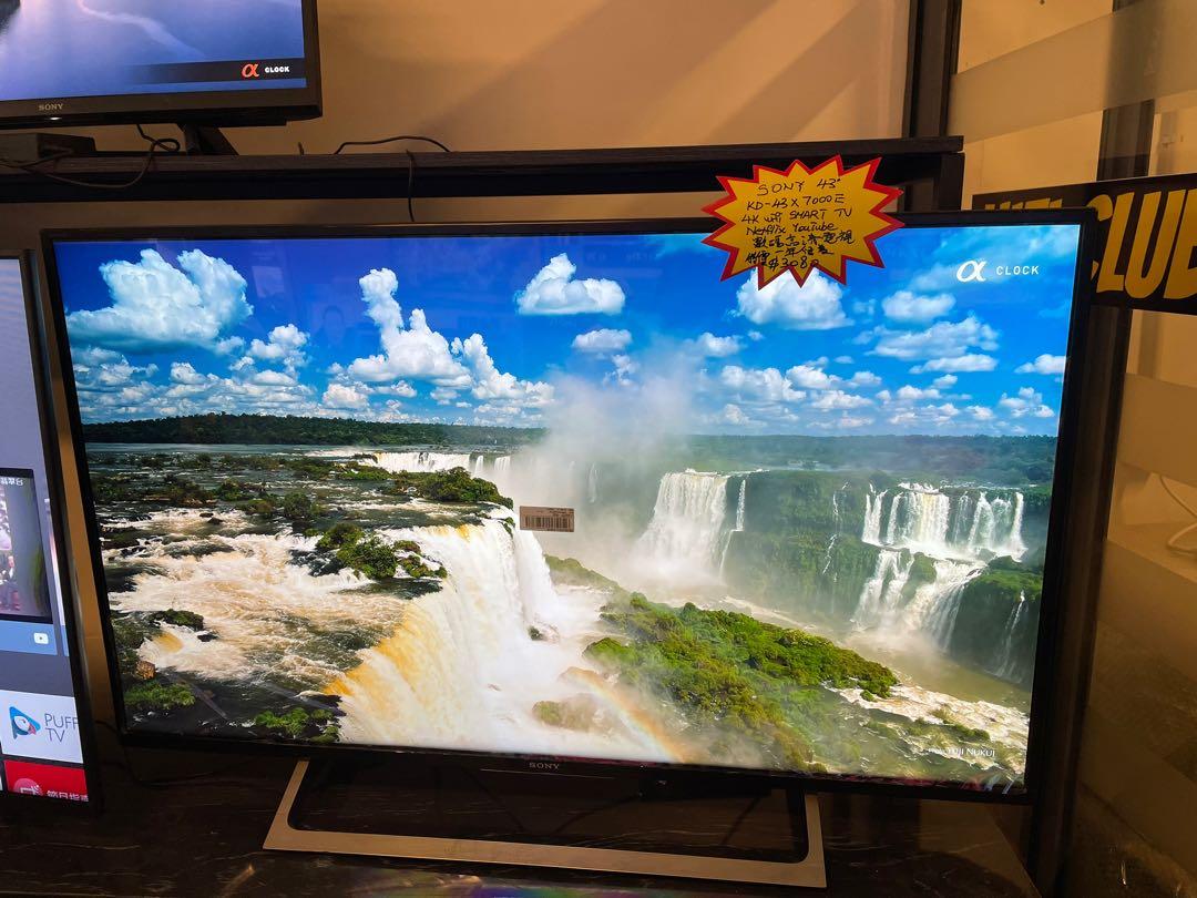 Sony 43x7000e 4k Smart Tv Youtube Wifi Netflix 高清電視智能電視電視 電子產品 電視 其他電器 Carousell