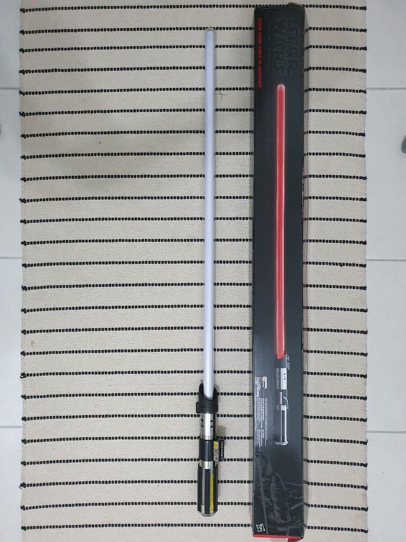 darth vader force fx lightsaber black series