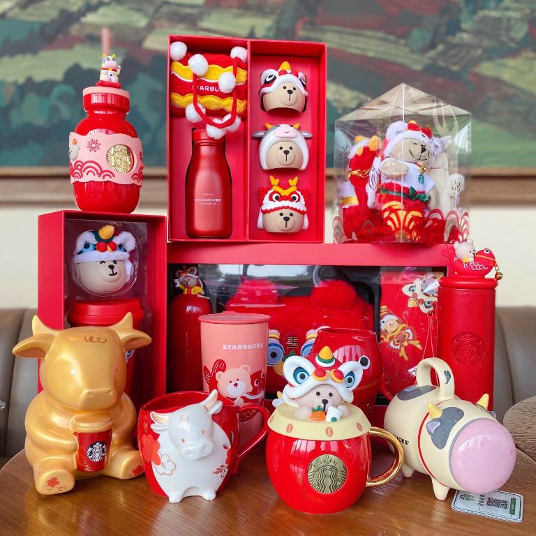 Starbucks Æå·´å China 2021 Chinese New Year Cow Ox Year Lion Dance Thermos Thermal Tumbler Mug Kitchen Appliances On Carousell Los termos starbucks son un gran ejemplo de lo que busca la empresa y es por eso que muchas personas alrededor del mundo los compran. starbucks æå·´å china 2021 chinese new