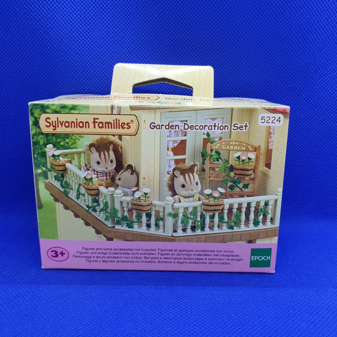 sylvanian families garden decoration set