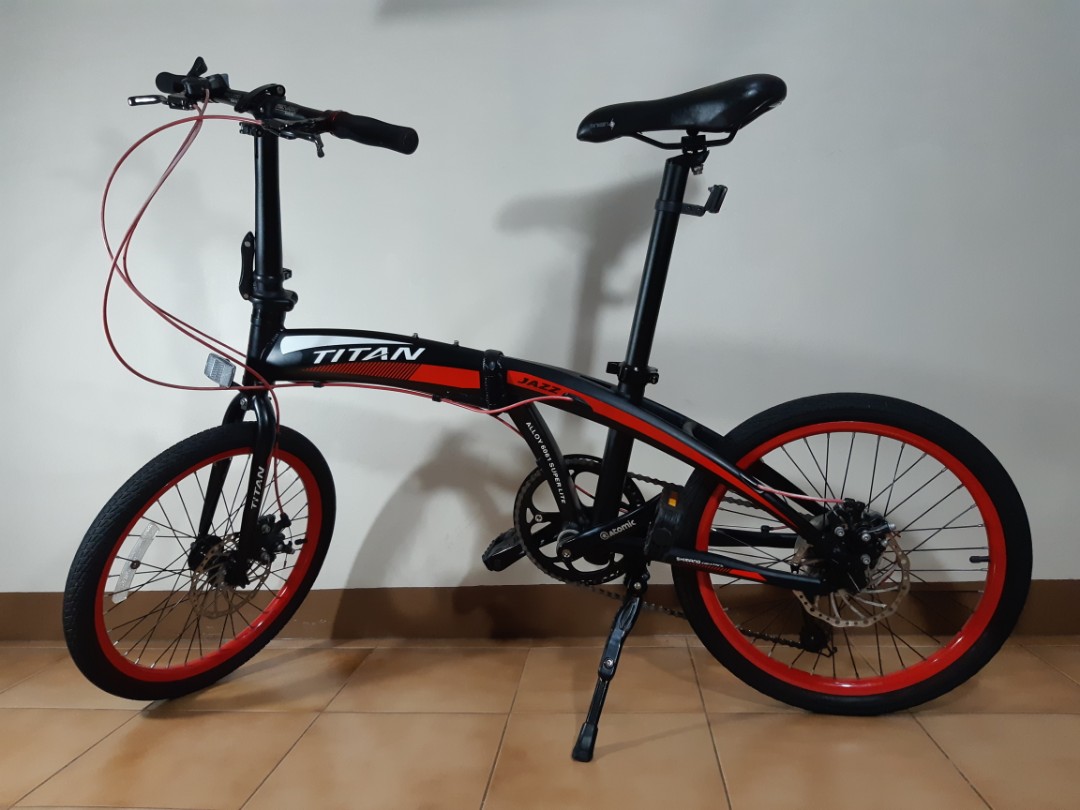 titan folding bike price